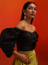 Beaten Gold Drop Earrings