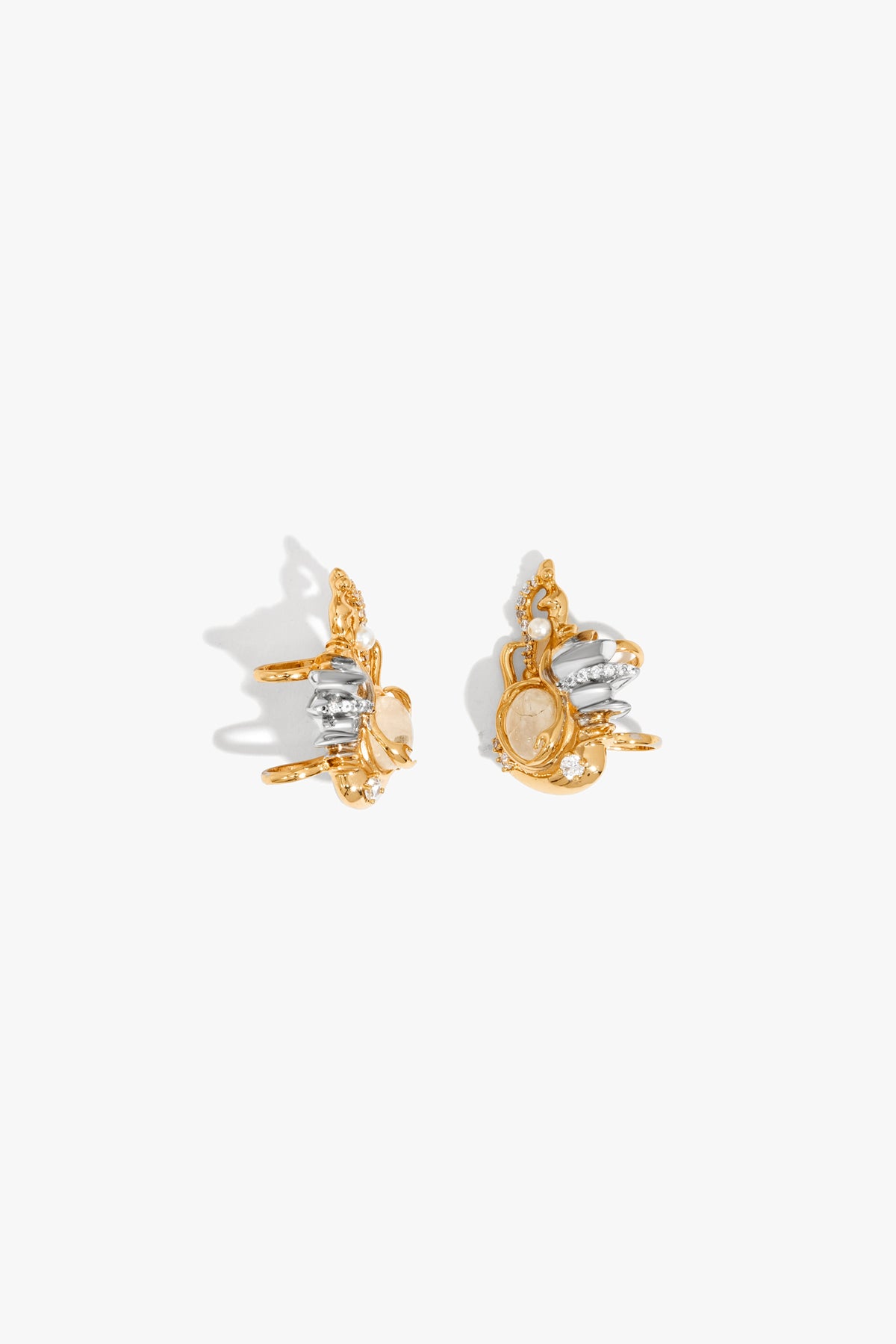 Seanymph Gold Plated Clip-On Earrings
