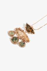 Triad of Leopards Crown Pendant