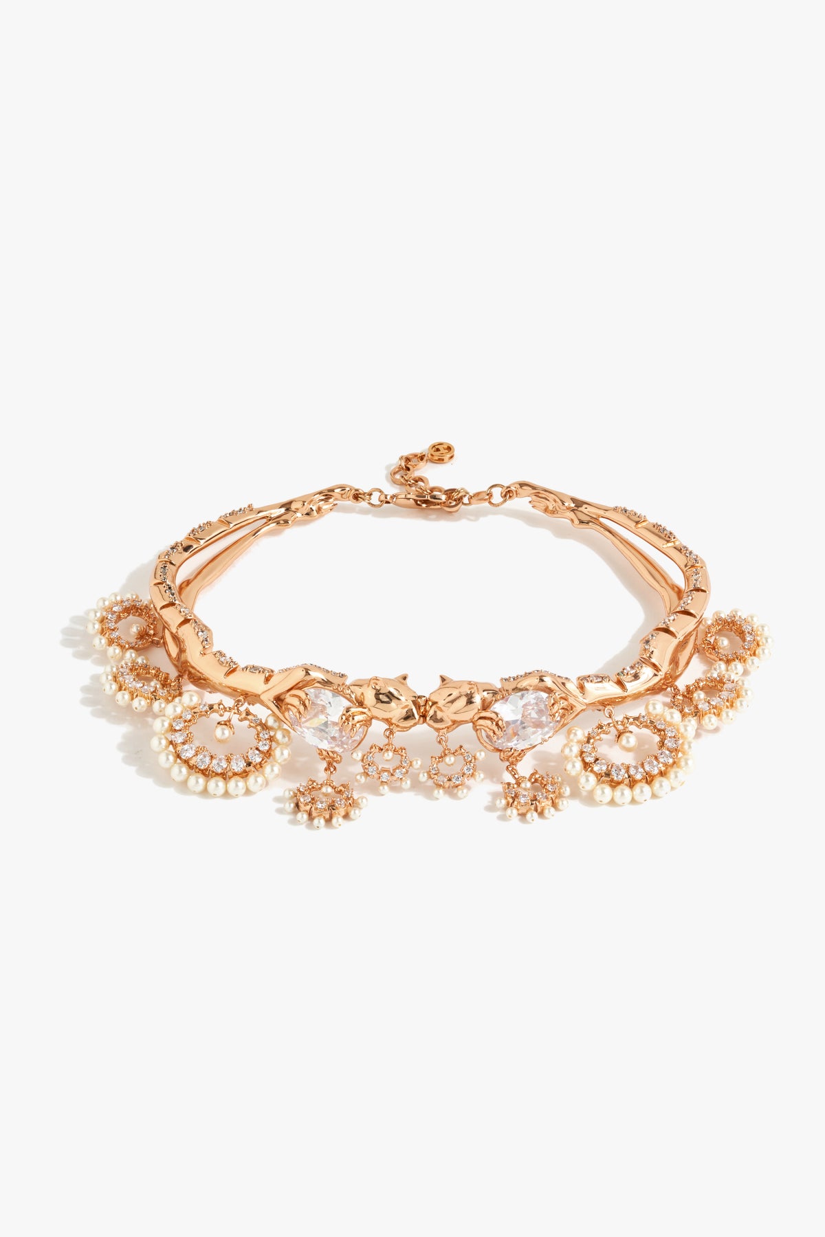 Wild Majesty Pearl Collar Choker