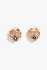 Leopard Guardian Prehnite Studs