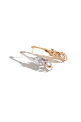 Koko Gold Sigil Pin Stud Earrings