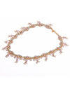 Pink & Blue Dropped Choker
