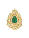 Emerald Polki Ring