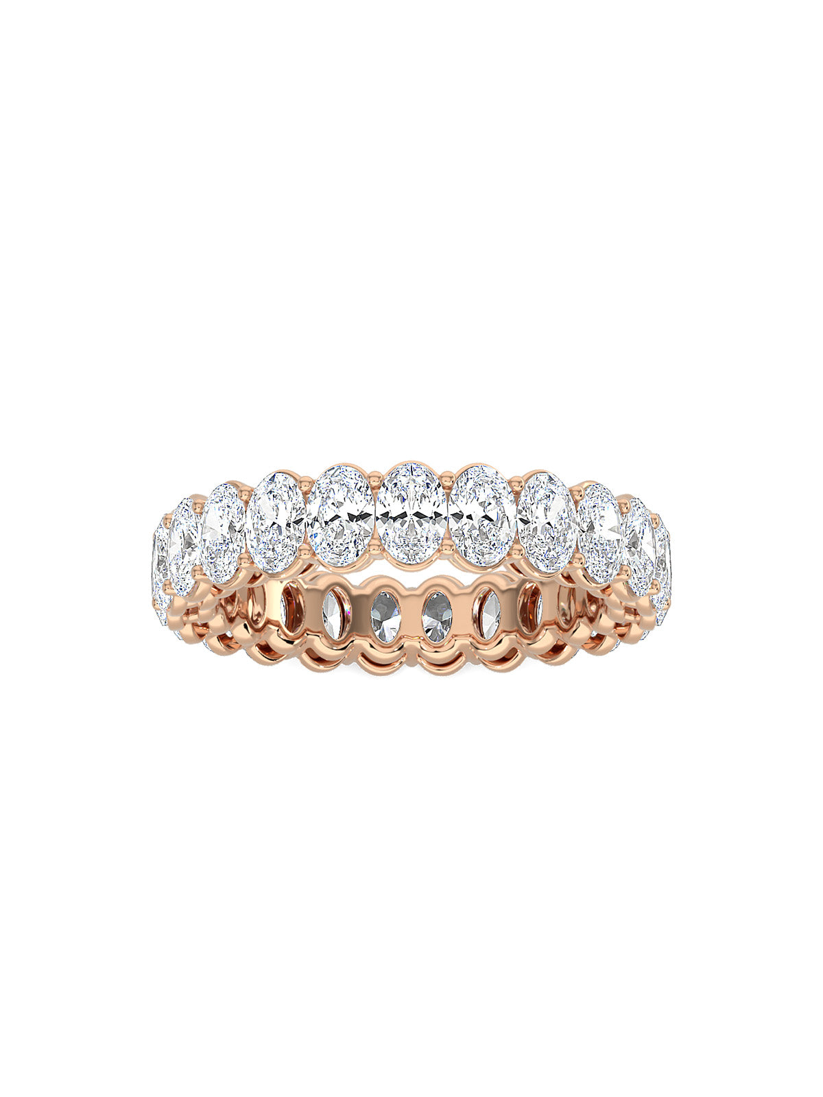 Oval Eternity Band