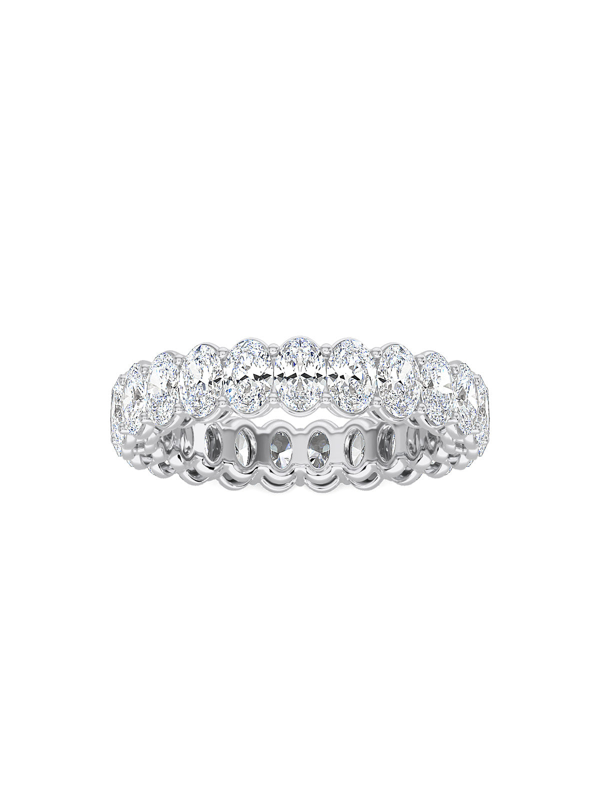 Oval Eternity Band