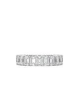 Emerald Cut Eternity Band