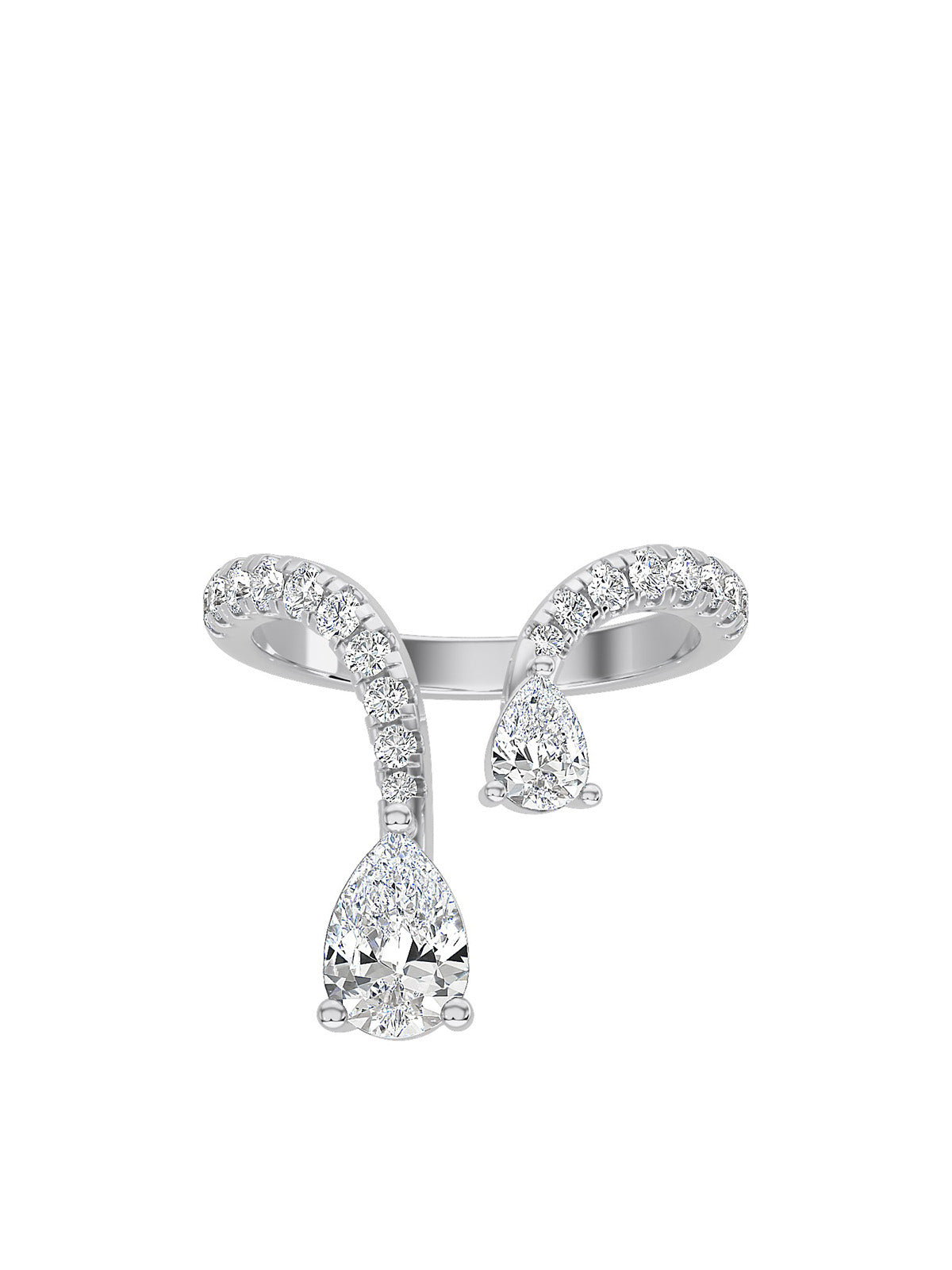 Tear Drop Duo Ring
