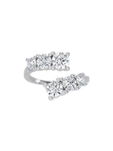 Diamond Trio Cuff Ring