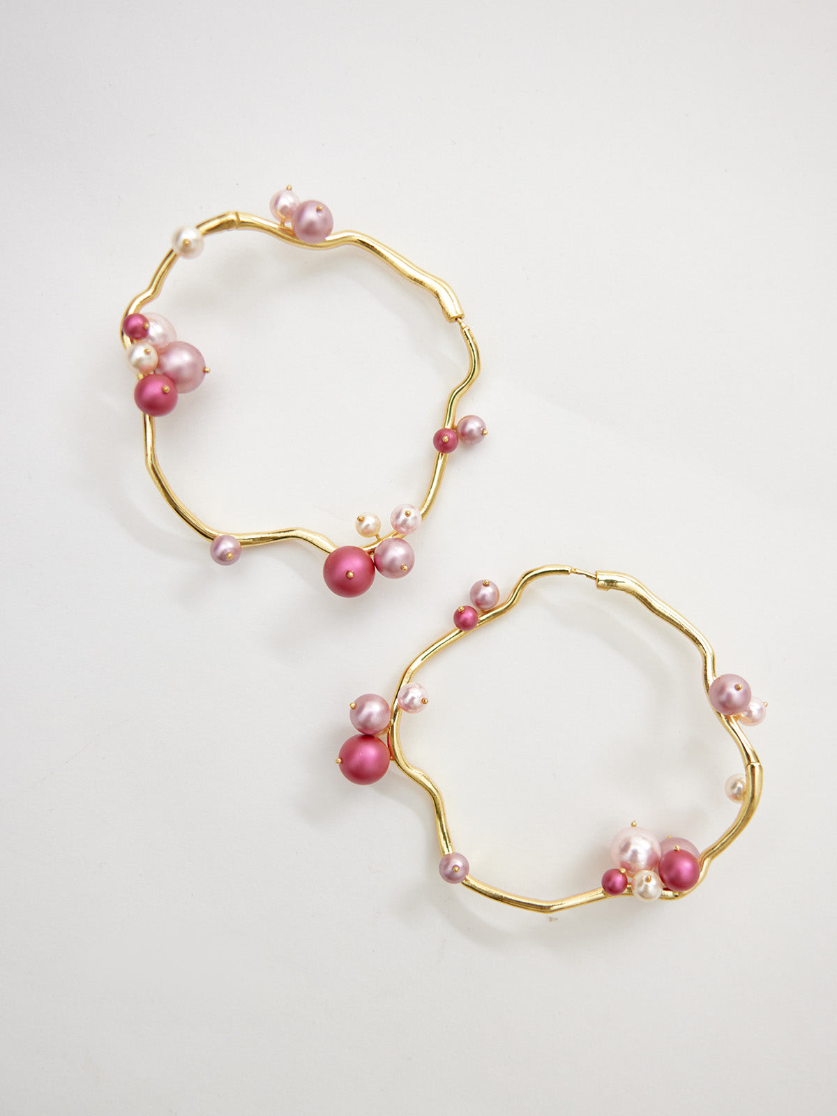Melted Twig Hoops