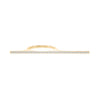 Solid Gold Flat Bar Diamond Ring
