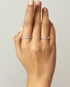 Solid Gold Half Eternity Diamond Band