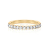 Solid Gold Half Eternity Diamond Band
