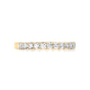 Solid Gold Half Eternity Diamond Band