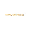 Solid Gold Diamond Petals Stacking Ring