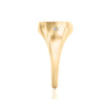 Solid Gold Star Setting Diamond Signet Ring