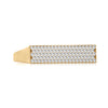Solid Gold Pave Diamond Signet Bar Ring