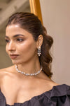 Classic Pearl & Diamond Necklace Set
