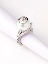 Spike Out Pearl Ring