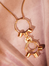 Pearl Drum Necklace