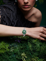Enchanted Grove Blossom Cuff Bracelet