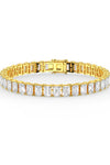 Emerald Cut Solitaire Tennis Bracelet