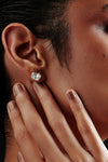 Oval Shaped Solitaire Stud Earrings