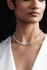 Brilliant Round Shaped Solitaire Necklace