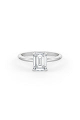 Emerald Cut Solitaire Engagement Ring