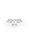 Emerald Cut Solitaire Engagement Ring