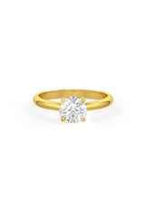 Brilliant Round Shaped Solitaire Engagement Ring