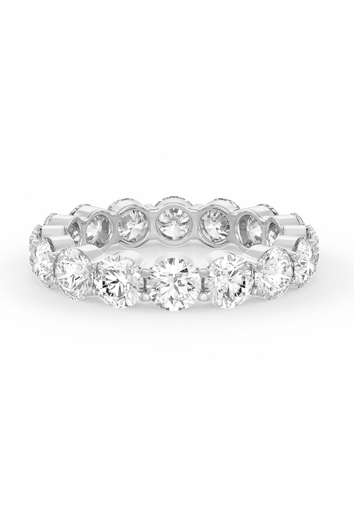 Brilliant Round Shaped Solitaire Wedding Bands