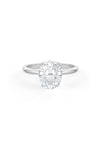 Oval Shaped Solitaire Engagement Ring
