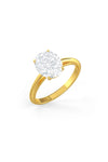 Oval Shaped Solitaire Engagement Ring
