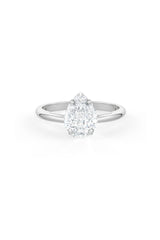 Pear Shaped Solitaire Engagement Ring