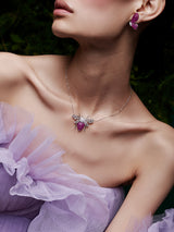 Enchanted Hive Honey Bee Pendant With Silver Chain