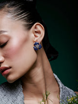 Ethereal Trillium Blossom Studs Earrings