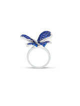 Morpho Butterfly Cocktail Ring