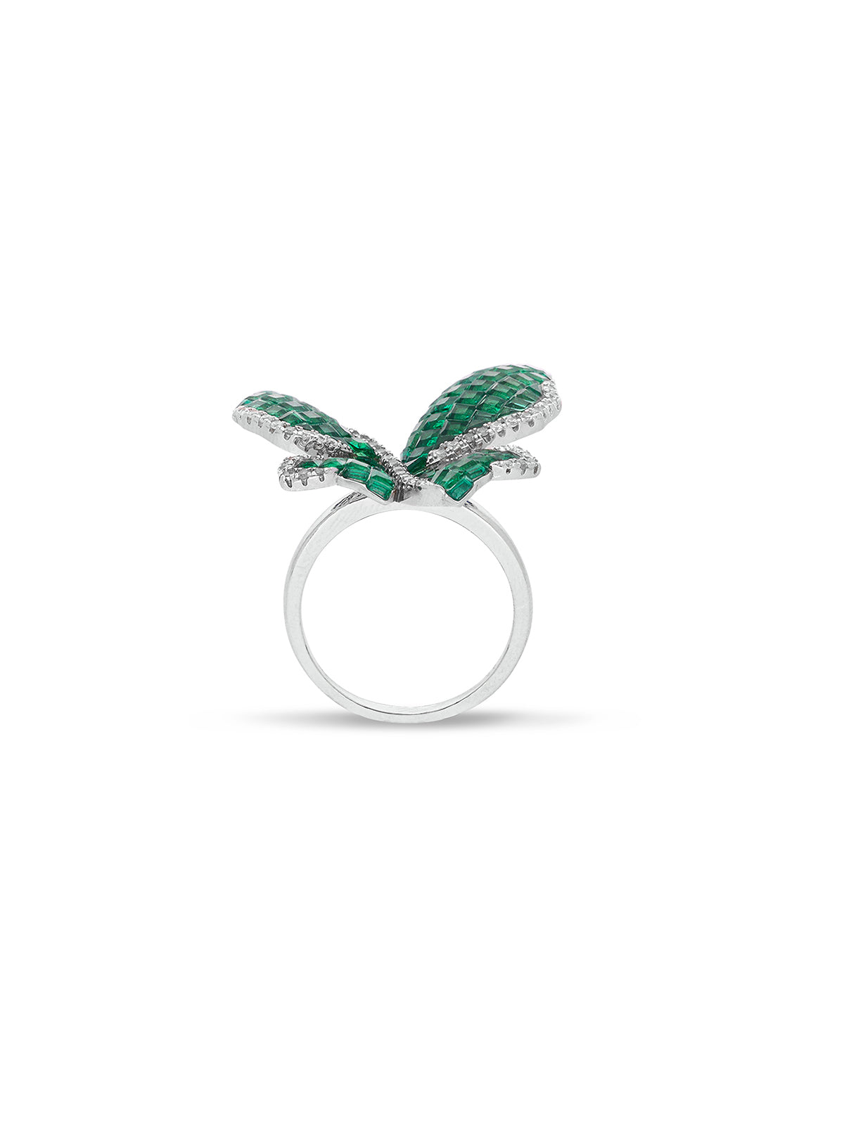 Morpho Butterfly Cocktail Ring