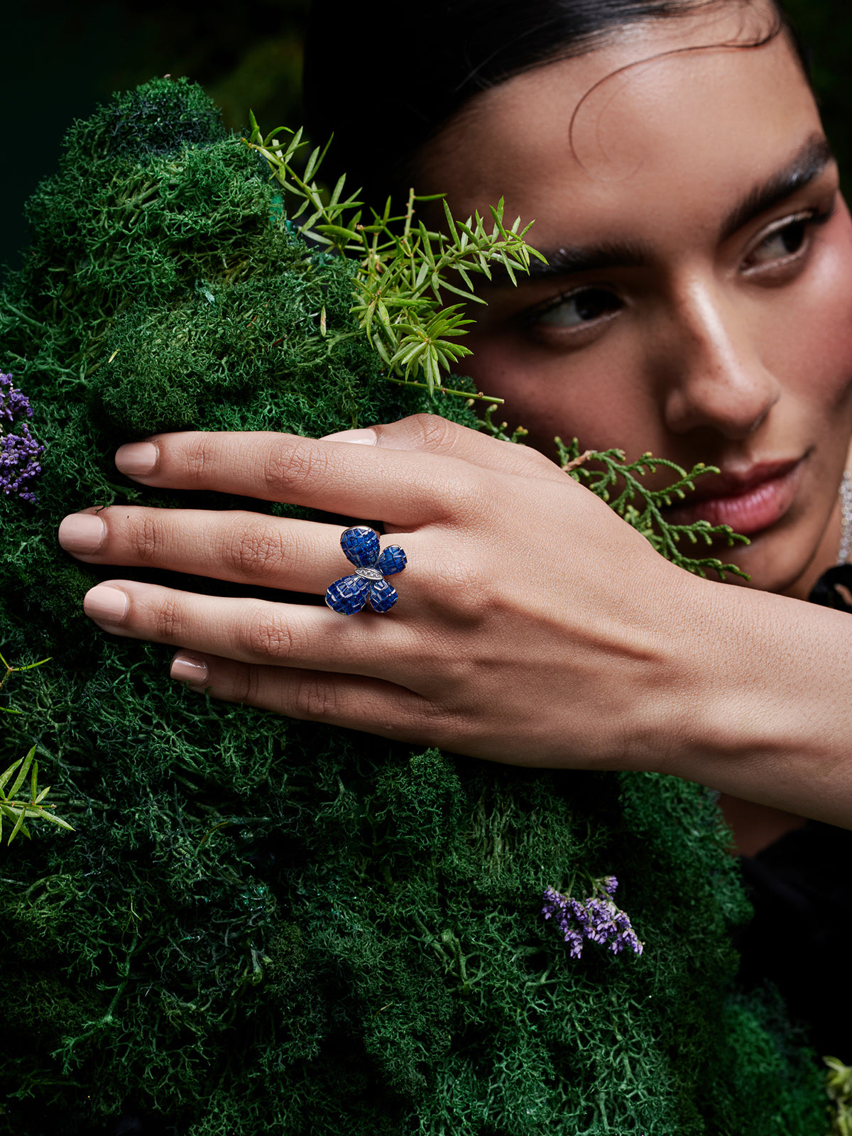 Fluttering Wings Cocktail Ring