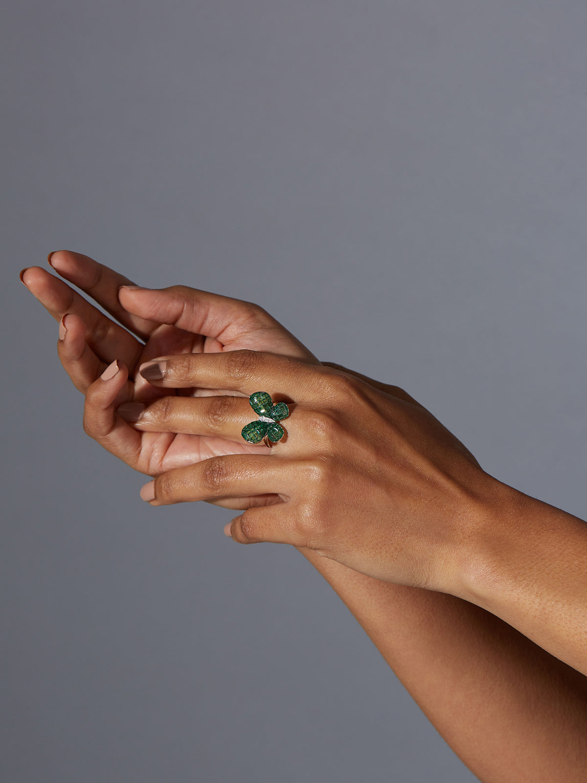Fluttering Wings Cocktail Ring
