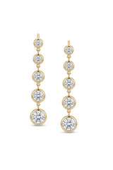 Geometric Gold Drop Earrings