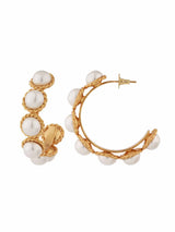 Pearl Line Hoops
