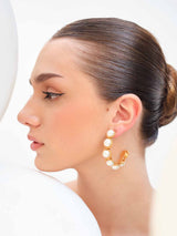 Pearl Line Hoops