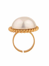 Pearl Solitaire Ring