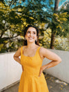 Sanya Malhotra in U Shape Studs