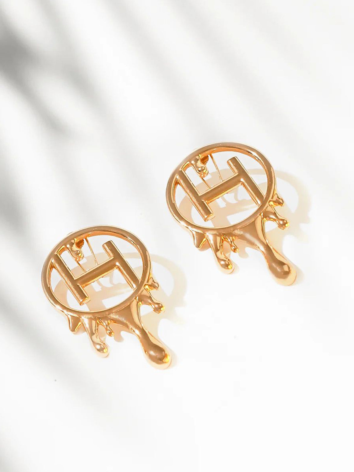 Mini Monogram Earrings