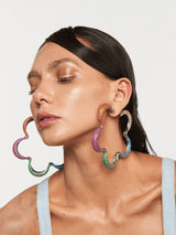 Malaika Arora in XXL Flower Hoops