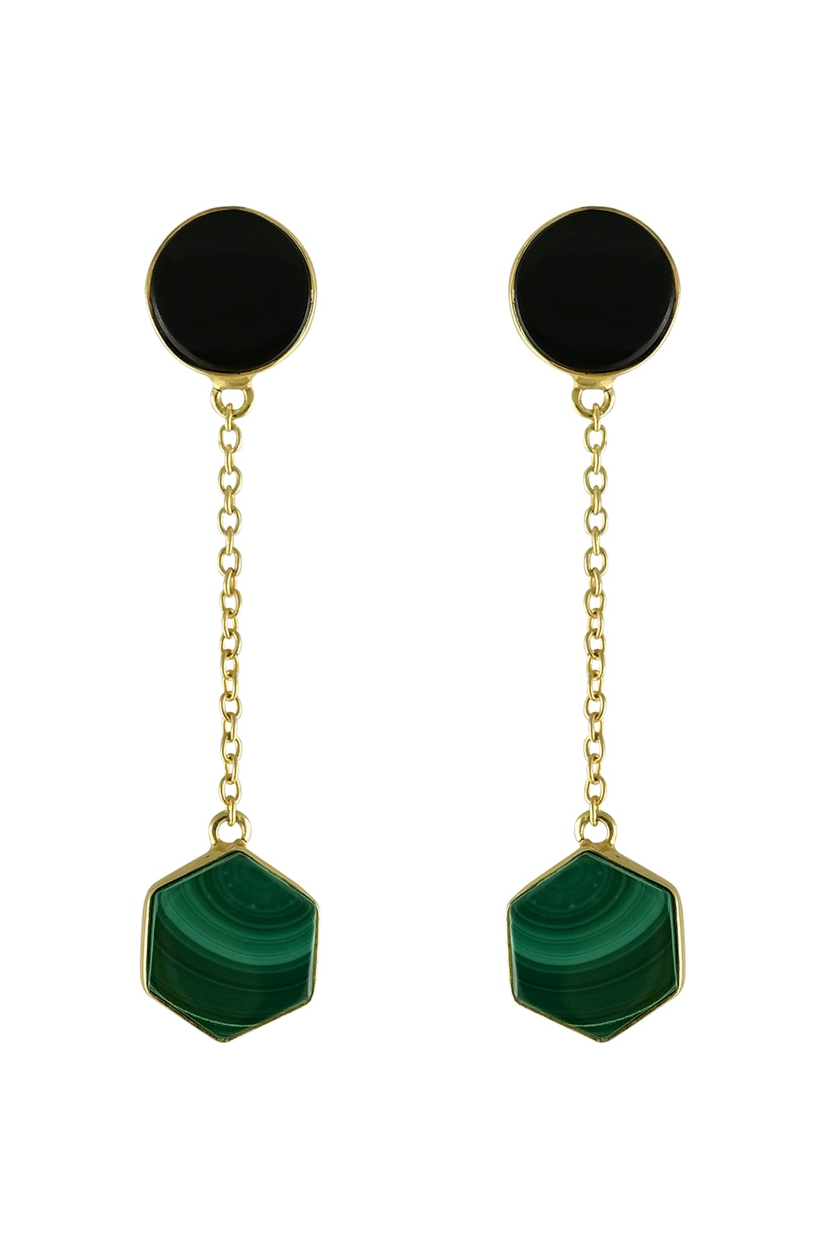 Gold Sculptural Contemporary Statement Earrings