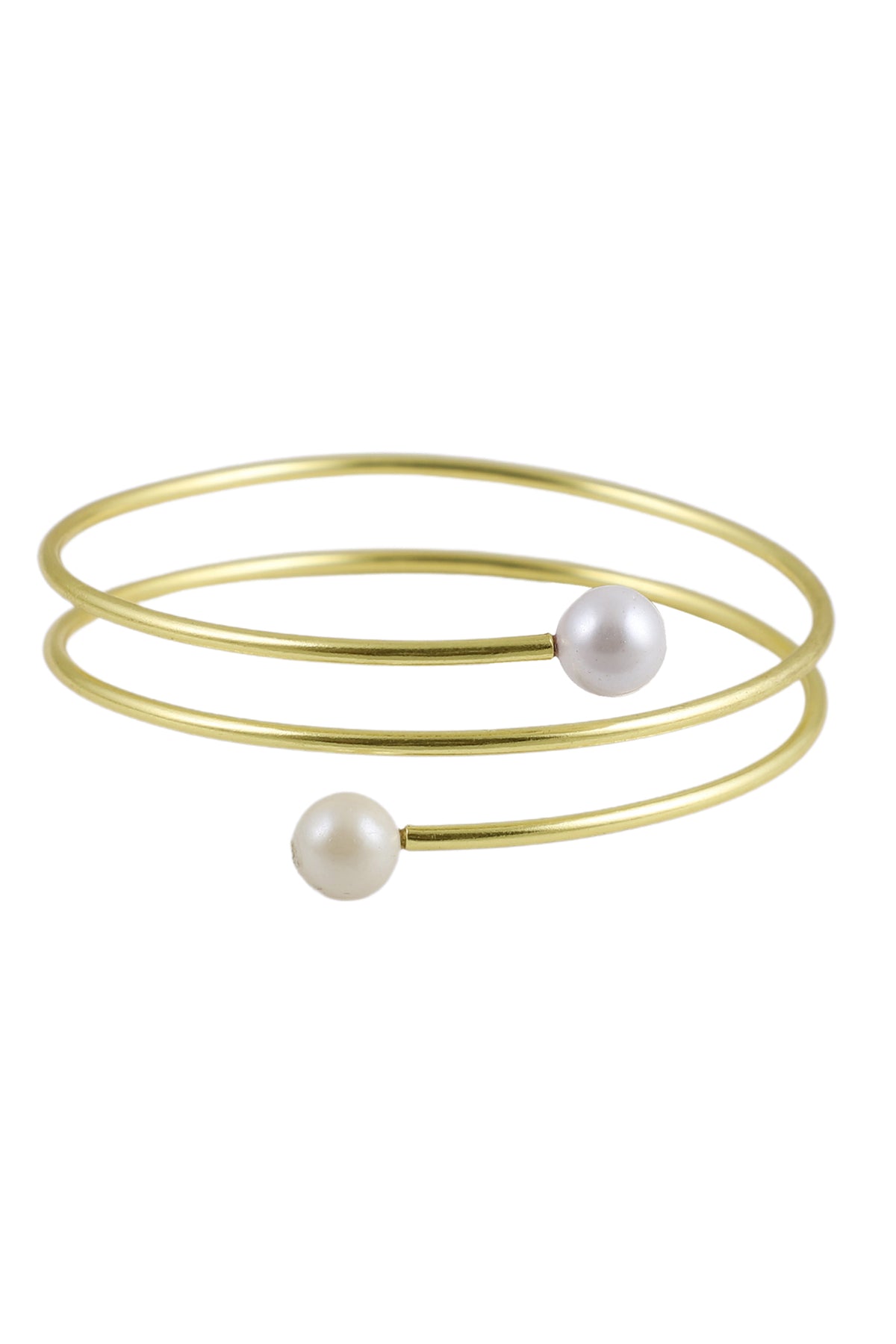 Gold Minimal Statement Bangle